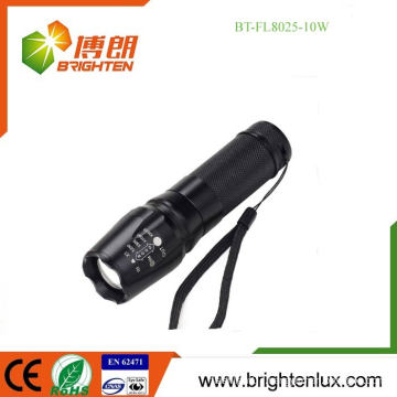 Factory Supply 1000 Lumens Zoomable Cree Xm-l T6 LED 26650 18650 3x AAA Zoom Flashlight Torch Lamp